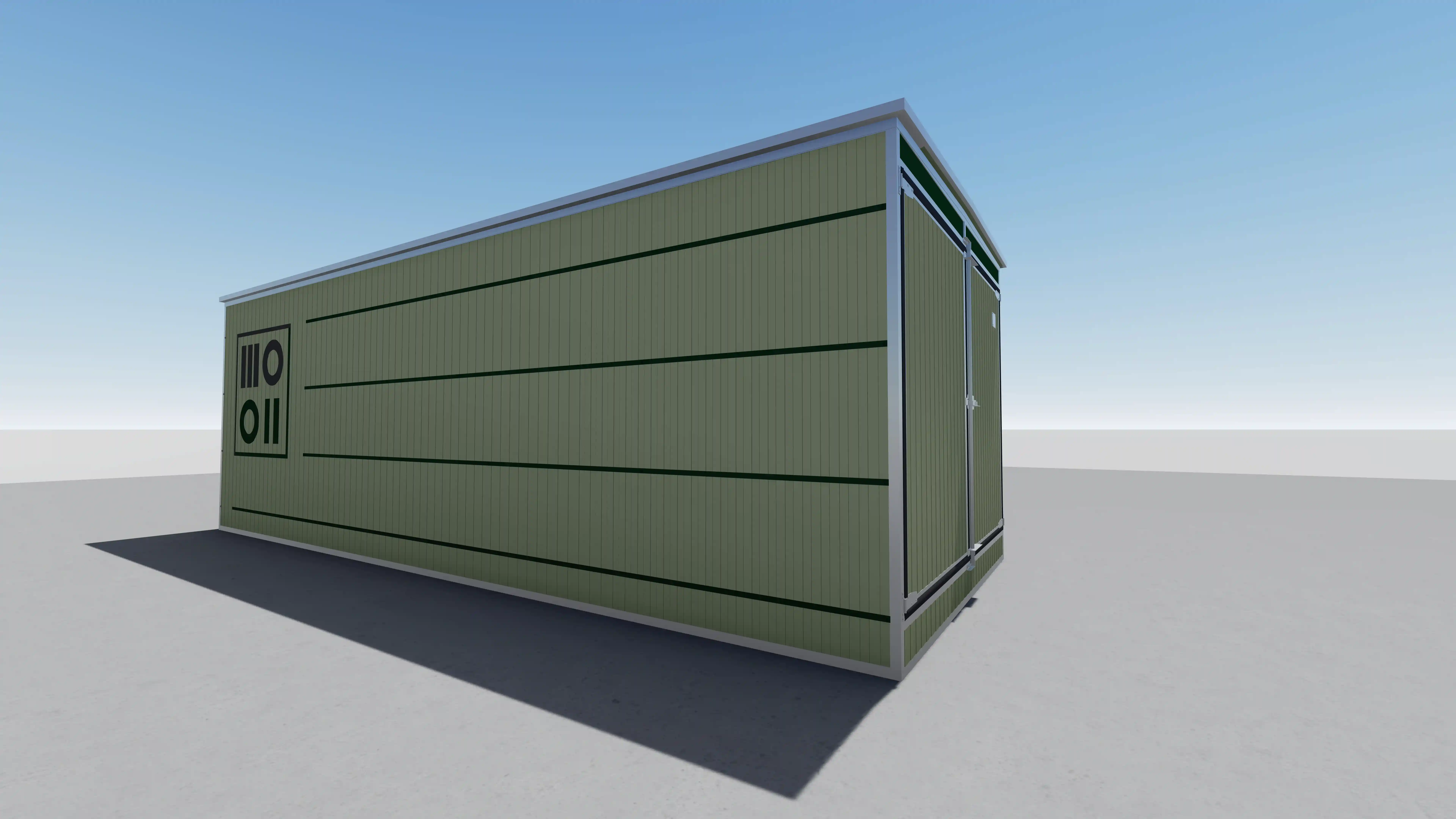Industrıal dryer render
