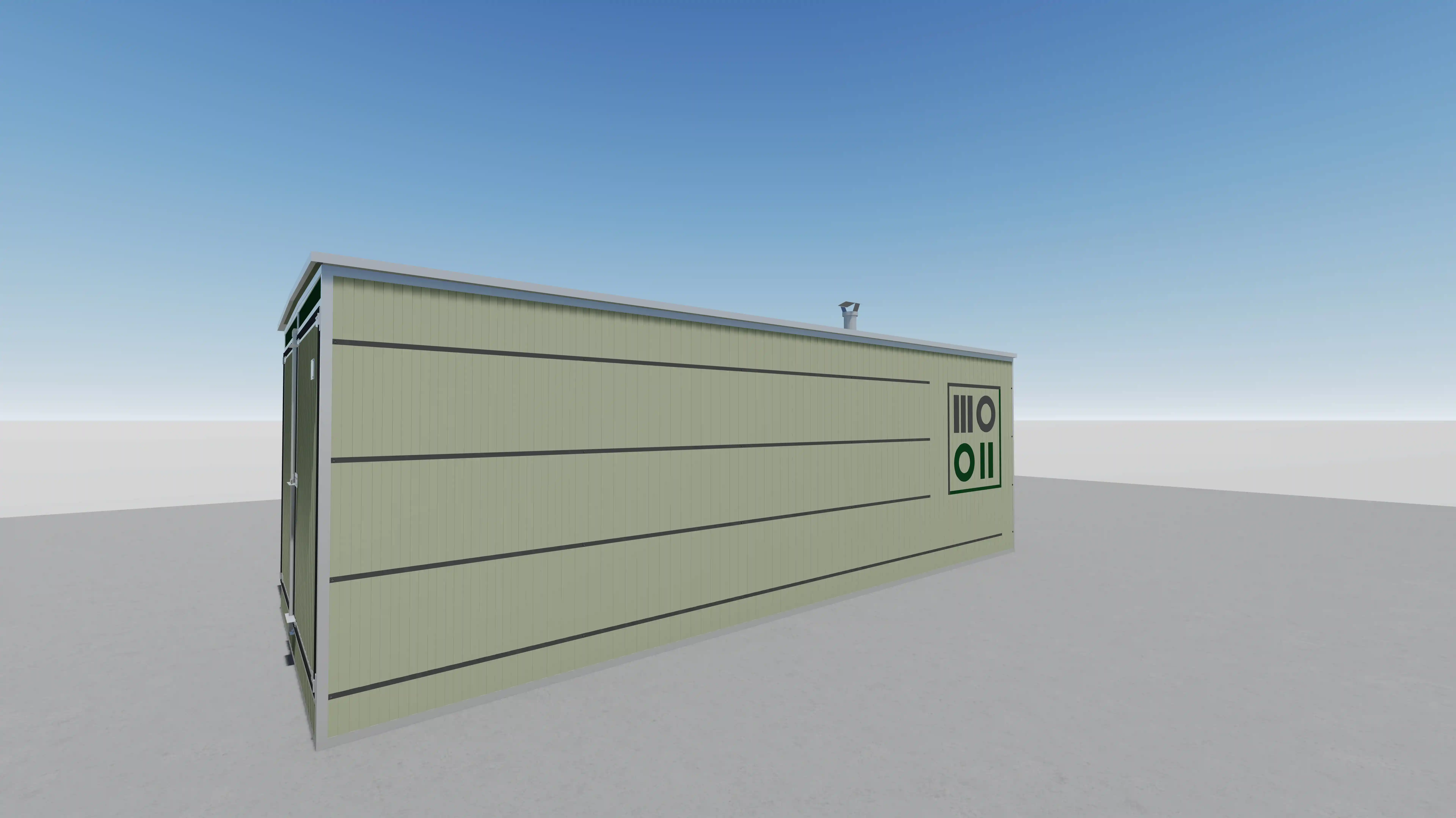 Industrıal dryer render