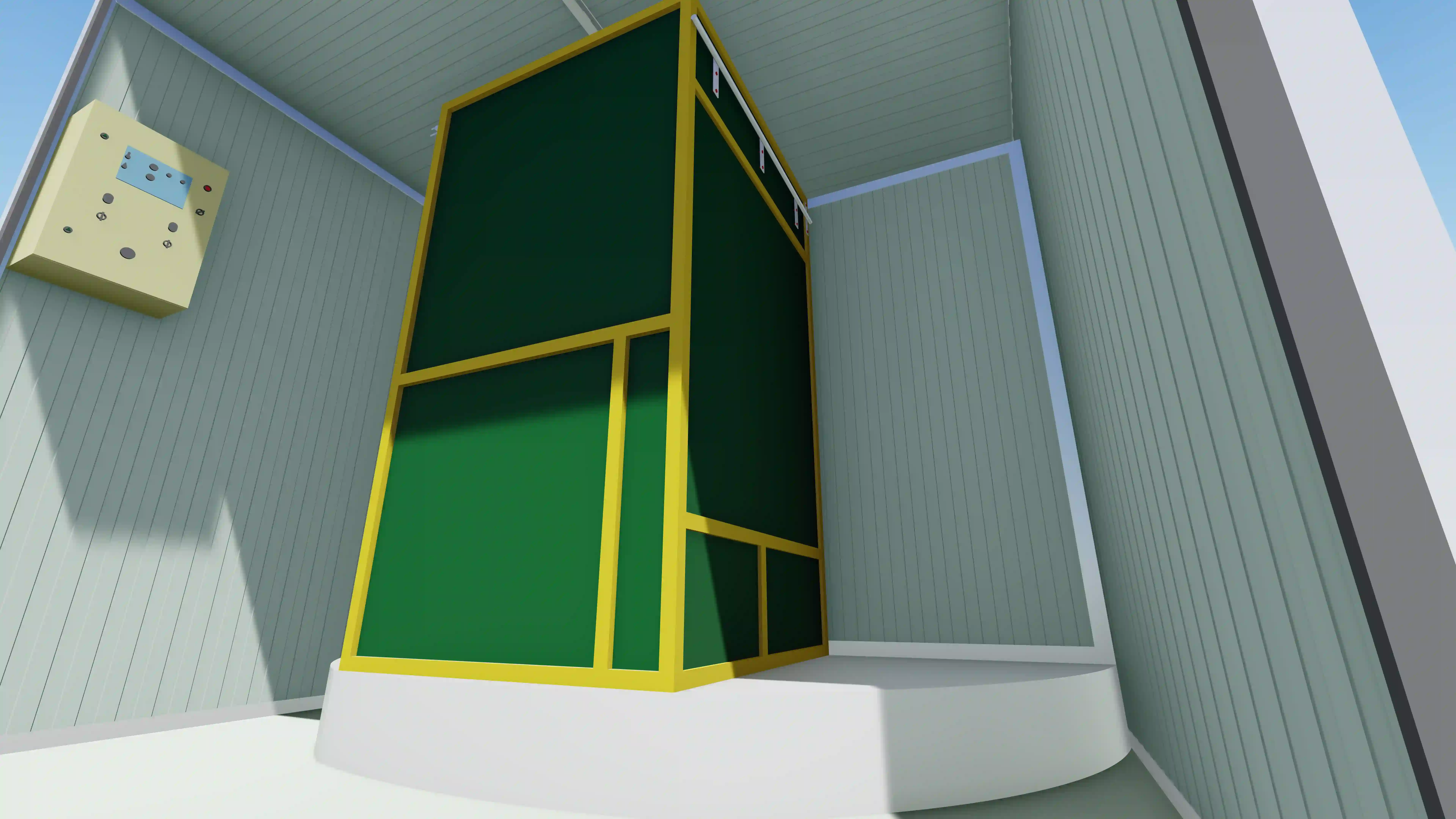 Industrial dryer render