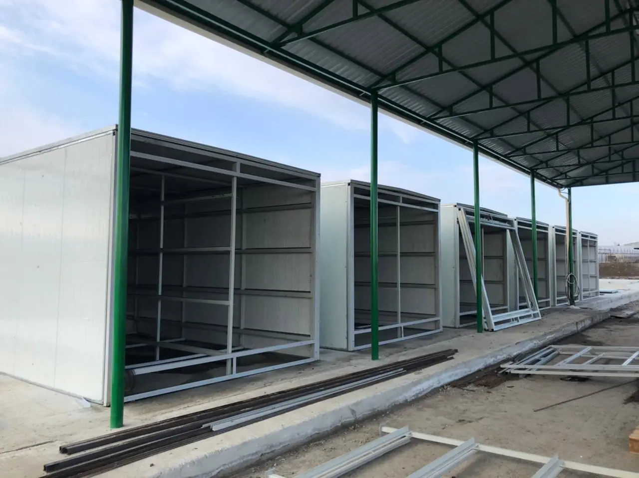 industrial dryer installation